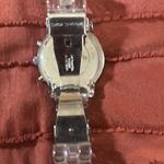 Michael Kors Silver Chronograph with Clear Band Photo 1