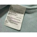 Alfani  Sleeveless V-Neck Sweater Ice Blue Ribbed Old Money‎ Aesthetic Petite S Photo 2