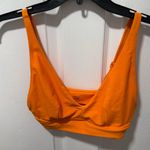 Aerie  Orange Bikini Top with Scoop Neck Photo 0