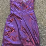 Strapless Hoco Dress Purple Size 2 Photo 1
