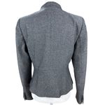 Ann Taylor  Womens Blazer Jacket Size 8 Gray Tweed Work Office Career Long Sleeve Photo 2