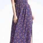 Banana Republic Paisley Gathered Maxi Dress Photo 0