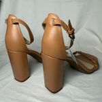 Nine West Allha 3 Braided Strap Chunky Heels in Macaroon Tan 6.5 Photo 9