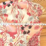 Jonathan Martin VTG  Oriental 100% Silk Dress Sz 12 Lined Floral Mandarin Collar Photo 8