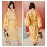 Ulla Johnson NWT Rabea striped cotton midi dress Size 8 Photo 10