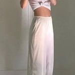 Vanity Fair Vintage 60s Satin Lace Trim Slip Pants Size 7 Ivory Photo 3