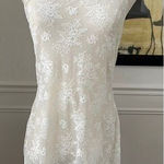 Victoria's Secret  stretchy sheer lace chemise ivory Small Photo 0