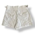 Banana Republic  Linen Blend High Rise Pleated Shorts Size 6 Belted Beige‎ NWT Photo 5