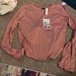 Halara NWT  pink small blouse Photo 2