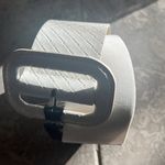 INC NWT  Woven Stretch Belt in White, New with Tag, Retail $44.50 Photo 6