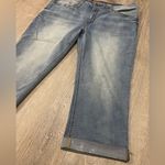 Faded Glory  Medium Wash Relaxed Fit Denim Capris | Pants Photo 1