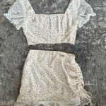 Yours Truly Floral mini skirt and blouse set Yellow Photo 3