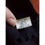 Lovestitch Blouse Women Small Eyelet Lace V Neck Top Peekaboo Cottagecore Goth Photo 3