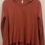 Lululemon Dare to Drape Long Sleeve Rustic Clay Photo 1
