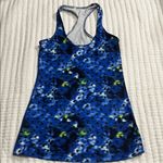 Lululemon  athletica Blue and Black Patterned Tank Top Photo 0