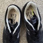 Verbenas Women’s Black Silver Leather Suede Gum Sole Sneakers Spain SZ 39 US 8 Photo 4