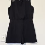 ZARA Short Romper with Embellished Shoulders and Open Back, Size L Photo 2