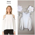 Alexis NWOT Erica button trim cold shoulder top! Photo 2