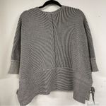 CAbi  Black White Striped Boxy Fit Full Zip Cardigan Sweater Women XS Lagenlook Photo 8