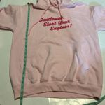 Gentlemen… Start Your Engines Womens Baby Pink Sweatshirt Hoodie Medium Car Girl Photo 4
