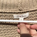 JJ basics ✅ 3/$10 Imperfect cardigan open front crochet neutral cardigan size small Photo 6