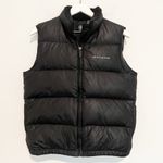 DKNY Vintage Quilted Down Feather Puffer Vest Black Winter Casual Size Medium Photo 7