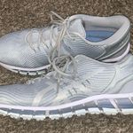 ASICS  GEL-QUANTUM 360 low woman athletic tennis shoes size 9.5 white grey Photo 0
