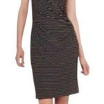 Norma Kamali NEW Black Short Sleeve Side Draped Dress Photo 0