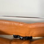 7 For All Mankind Faux Leather Wide Leg Pleated Pants Size Small Photo 3