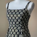 The Limited  | Black Metallic Gold Medallion Cocktail Dress Sz 6 Photo 3