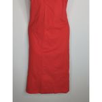 Babaton  Red Matheson High Neck Sleeveless Midi‎ Dress Size 4 Holiday Valentine Photo 4