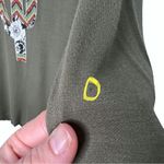 Altar'd State Altar’d State Green Saguaro Cactus Choker Keyhole Neck Flare Blouse Photo 8