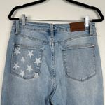 Judy Blue Women's Star pocket Boyfriend Cuffed Jeans Sz 30 Photo 8