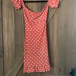 Pretty Little Thing Pink Polka Dot Dress Photo 2