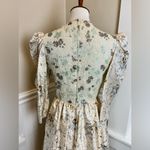 Vintage Custom 70s Victorian Revival Wedding or Ball Gown Cottagecore Royalcore Size M Photo 8