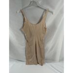 Spanx  Open-Bust Mid-Thigh Bodysuit XL Beige Nude Photo 1