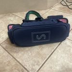 The Sak  Belinda Satchel Denim Blue Green Medium Handbag Pocketbook Bag NWT‎ Photo 9