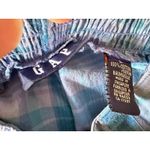 Gap Vintage  90s Blue Plaid Cotton Tapered Pants Size L Photo 4