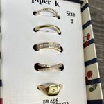 Piper K Stackable Ring Set | Size 9 Gold Photo 2