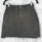 Banana Republic  women’s twill utility skirt cargo charcoal black gray size 0 pet Photo 0