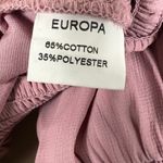 Pink Off Shoulder Bell Sleeve Top Lace Up Cottagecore Womens Size S Puteria XO Photo 5