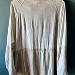 Blu Pepper XL Utility Jacket Beige Roll Tab Colorblock Neutral Nomad Prairie Photo 3