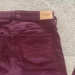 Abercrombie & Fitch Abercombie & Fitch maroon jeans Photo 8