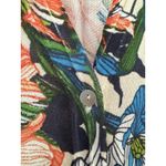 Chico's  Tropical Floral Lightweight Semi Sheer Knit Cardigan Sweater Womens Large Photo 3