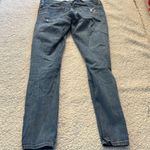 American Eagle Outfitters Blue Legging Jeans with Distressed Design Photo 3