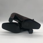 Prada  Women's Dark Brown Leather  Suede Heels Photo 5