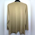 Chico's Chico’s Tan Lightweight Stretch Open Front Basic Long Sleeve Cardigan Size 1/M Photo 6