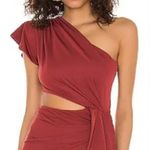 NBD Orla Mini Dress in Bordeaux XS Photo 0