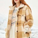 American Eagle AE Terry Lined Tartan Coat Photo 3