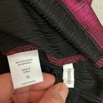 New York And Company Hot Pink Shimmery 3/4 Sleeve Wrap Blouse Size Medium Photo 10